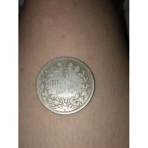 Pièce De 5 Francs Louis Philllippe Roi Des Français.1840 Rare