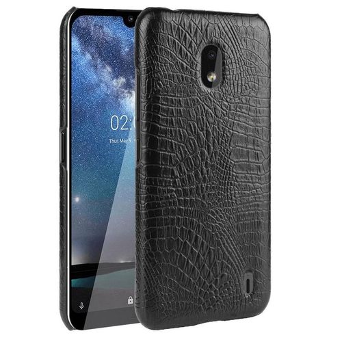 Classique Élégant Étui Pour Nokia 2.2 Housse De Protection Compatibilité Mode Classique D'alligator Anti Éraflure - Noir