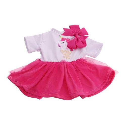 Taille N1731 Vêtements De Poupée Licorne Hibou Meraid, Jupe De 18 Pouces Américain Et 43 Cm Pour Bébé, Nouvelle Génération De Noël Pour Fille