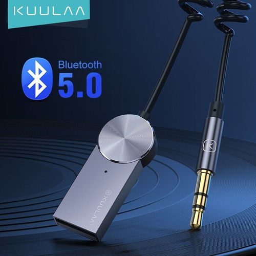 Adaptateur auxiliaire sans fil pour voiture, Dongle récepteur USB à 3.5mm, micro de musique JackAudio, mains libres, câble de haut parleur Auto