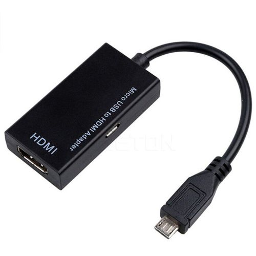 Câble adaptateur Micro USB vers HDMI HD mâle vers femelle, câble Audio vidéo HD 1080P, convertisseur MHL pour téléviseur et ordinateur portable, 1 pièce