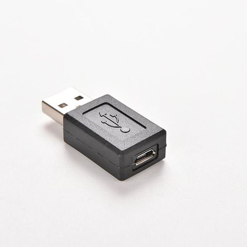 Connecteur de convertisseur de prise Micro USB 2.0 A mâle à Micro USB B femelle, noir à 5 broches, adaptateur USB M/F, 1 pièce