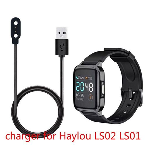Chargeur Magnétique Portable Pour Xiaomi Haylou, Station De Charge Solaire, Câble De Chargement Usb Pour Montres Intelligentes De Sport Ls01/Ls02/Ls05