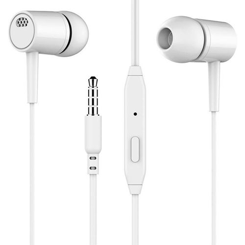 Écouteurs filaires blanc/noir, 2 couleurs en option, 3.5MM, oreillettes filaires avec micro, casque d'écoute pour téléphone, ordinateur