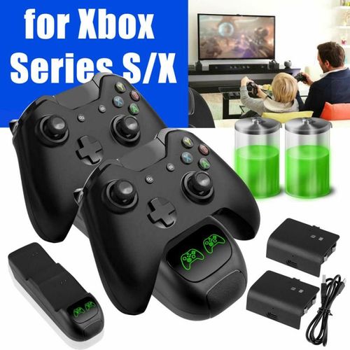 Station De Charge Double Pour Manette De Jeu Xbox Series S/X, 2 Batteries Rechargeables, Double Poignée De Chargeur