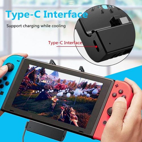 Support De Ventilateur De Refroidissement, Support De Charge, Dissipateur De Chaleur Externe, Support De Jeu Pour Switch Ns Et Nintendo Switch Lite