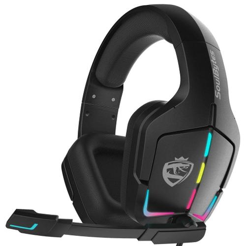 Casque de jeu filaire S12 RGB, multifonction, Portable et Durable, monté sur la tête