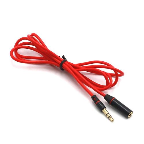 Câble d'extension Audio stéréo 3.5mm, 1.2m de Long, pour écouteurs, ordinateur, téléphone portable, MP3/4 mâle à femelle