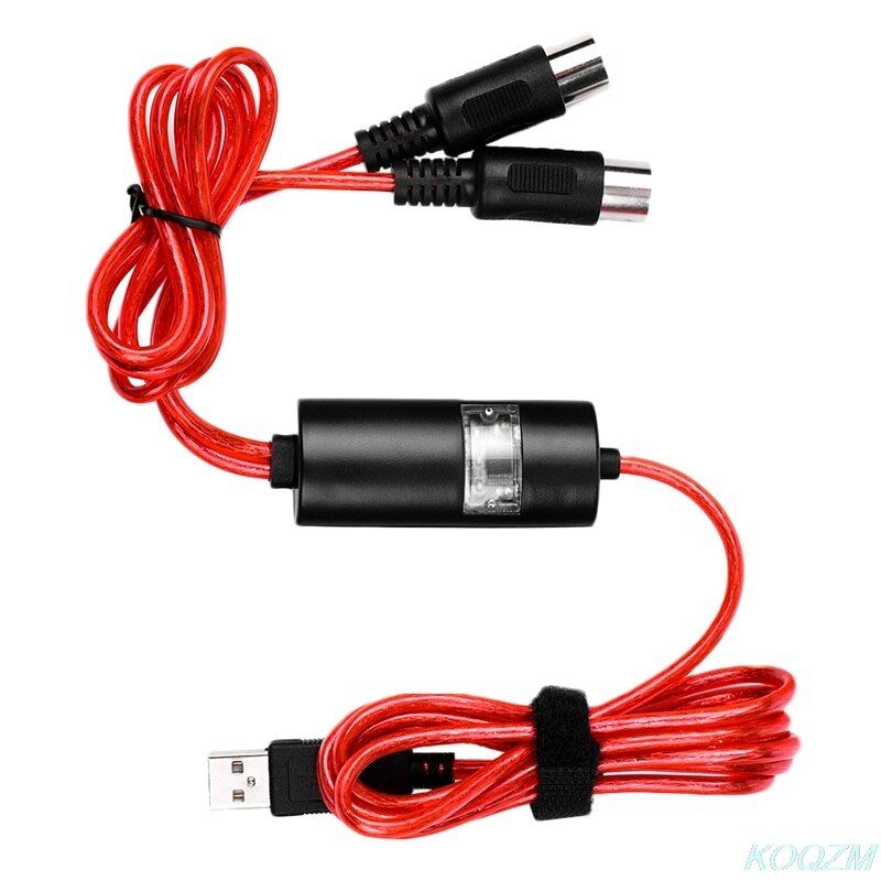 Adaptateur USB  2, convertisseur de cble d'interface MIDI ... - 2