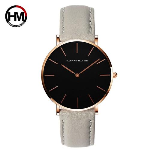 2018 HANNAH MARTIN Marque De Mode Simple Japon Mouvement Quartz