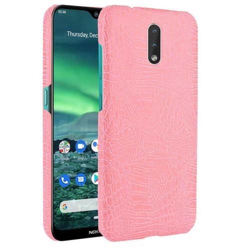 Classique Élégant Étui Pour Nokia 2.3 Compatibilité Mode Classique D'alligator Anti Éraflure Housse De Protection - Couleur Rose