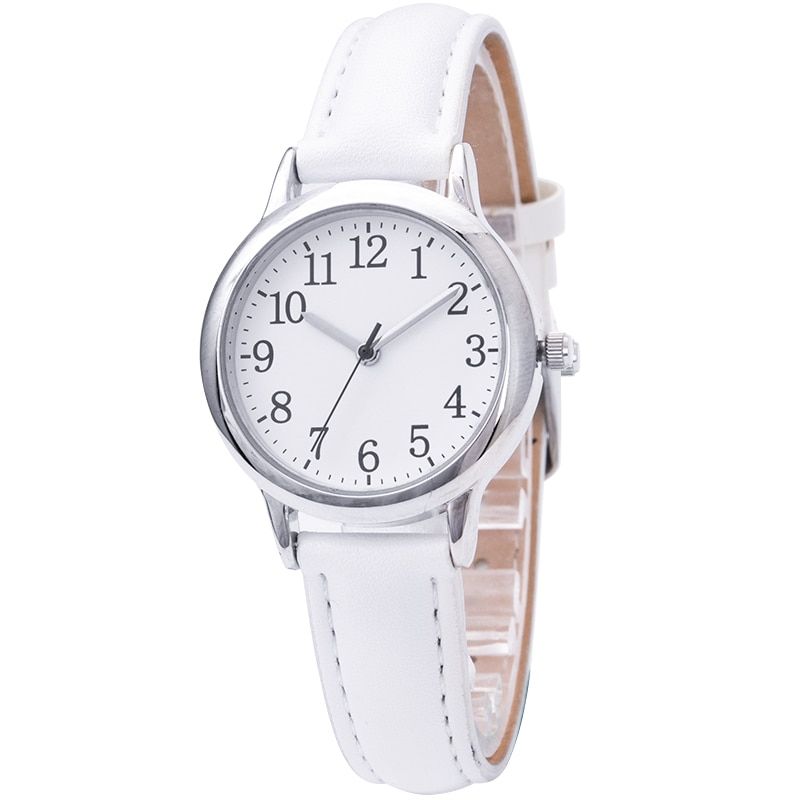 Montre Quartz pour femmes mouvement japonais chiffres arabes