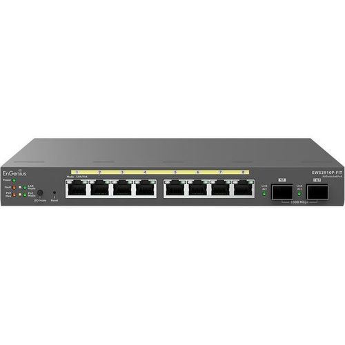 Engenius Ews2910p- Fit Switch L2 8 Gigabit Poe+ 55w W/2 Sfp