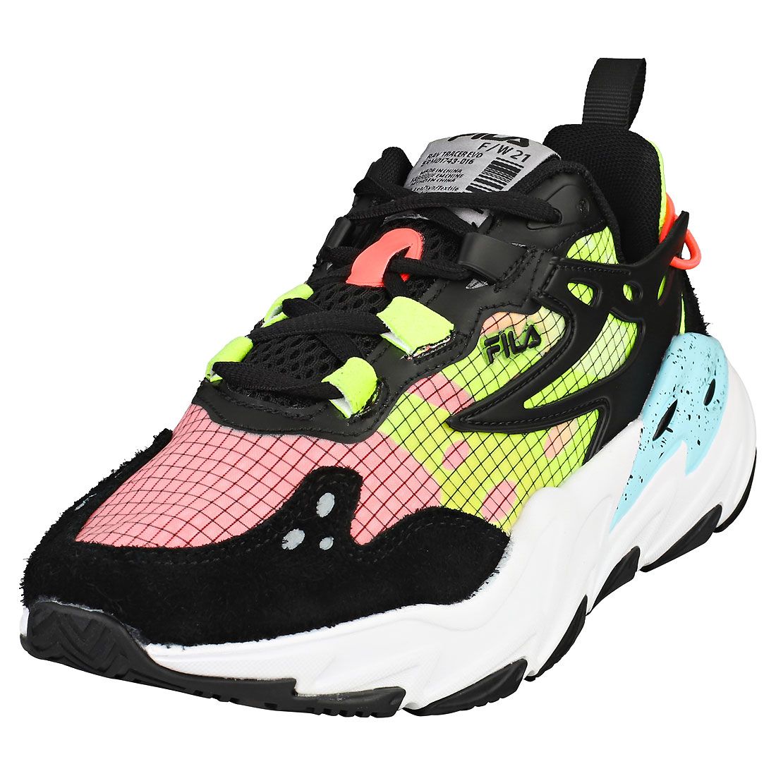 chaussure fila multicolore