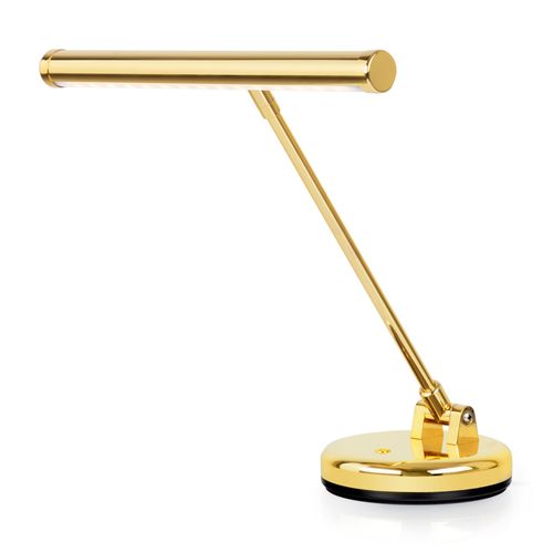 Showlite Led Lampe De Piano Blanc Chaud Dorée Brillante