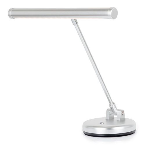 Showlite Led Lampe De Piano Blanc Chaud Argentée Mat