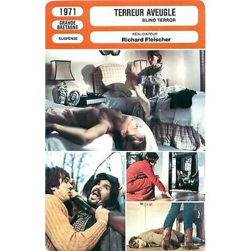 Fiche Monsieur Cinema Terreur Aveugle