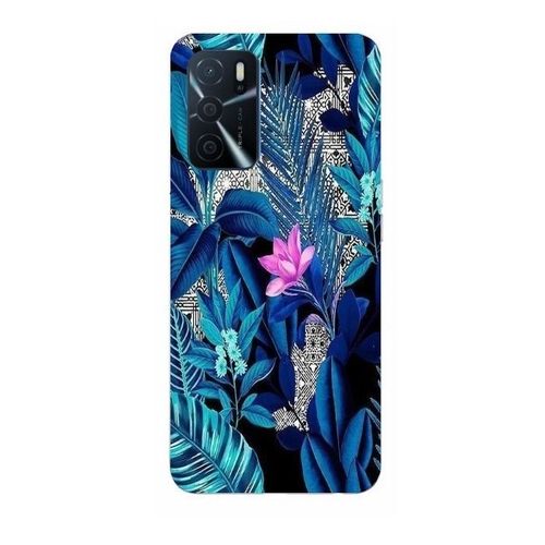 Coque Oppo A16 Et A16s Tropical Fleur Rose Exotique