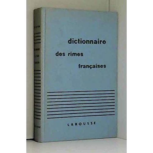 Dictionnaire Des Rimes Françaises