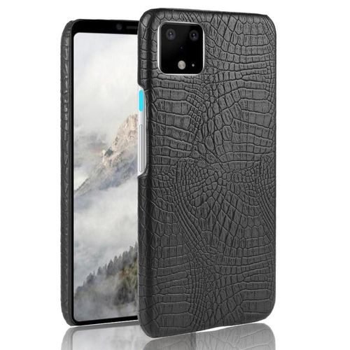 Classique Élégant Étui Pour Google Pixel 4 Housse De Protection Anti Éraflure Compatibilité Mode Classique D'alligator - Noir