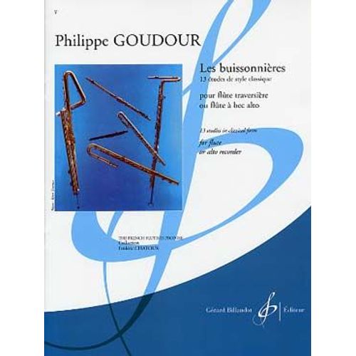 Les Buissonnières, 13 Études De Style Classique Pour Flûte Traversière Ou Flûte À Bec Alto