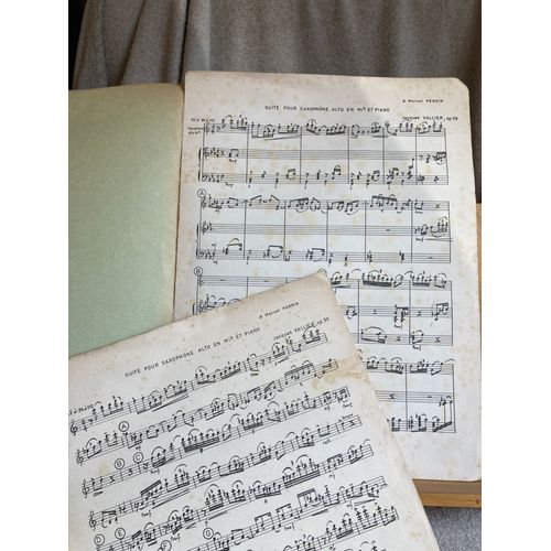 Jacques Vallier Suite Pour Saxophone Alto Et Piano Opus 59 Partition Philippo