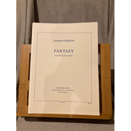 Armando Ghidoni Fantasy Pour Violoncelle Et Piano Éditions Leduc