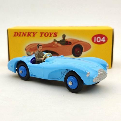 Dinky Toys 104 - Aston Martin Db3s, Bleu 1:43, Deagostini-Deagostini