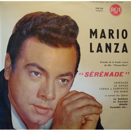 Mario Lanza Sérénade Lp Bo Rca La Danza/Dio Ti Giocondi Vg++