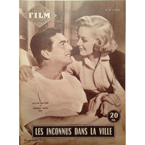 Amor Film Hebdo N° 90 - Les Inconnus Dans La Ville - Victor Mature - 09/11/1955 -