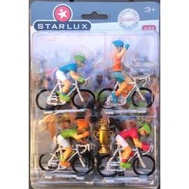 Figurine cycliste bworld avec velo de montagne, figurines