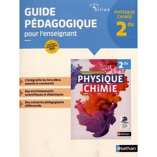 Physique-Chimie 2de Sirius - Guide Pédagogique Pour L'enseignant