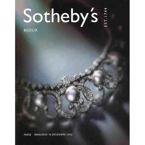 Enchères Sotheby's Bijoux - Paris 18 Décembre 2002