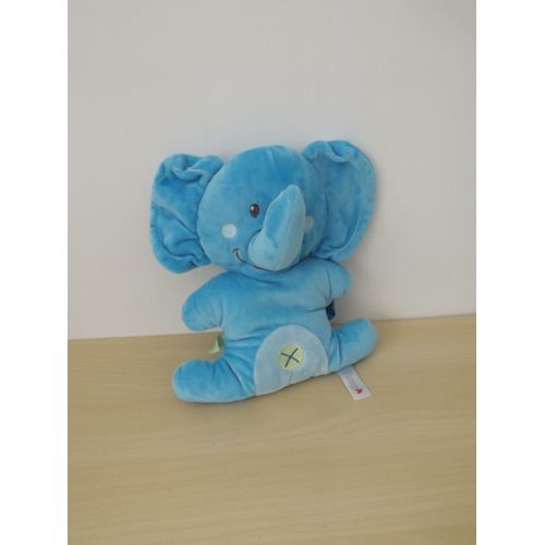 Doudou Éléphant Bleu Nicotoy