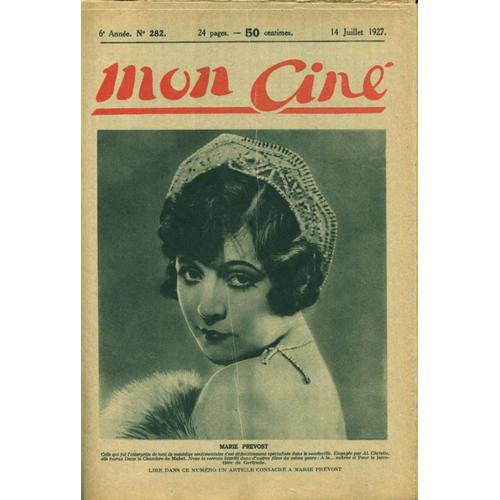 Mon Ciné N° 282 - 14/07/1927 -