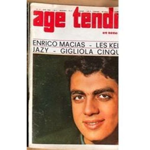 Age Tendre Et Tete De Bois 17 1964 Macias/Sheila/Vartan Hallyday/Cinquetti/Monty/Les Kelton/James Dean