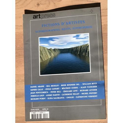 Art Press 5 Hors Série Fictions D'artistes Autobiographies Récits Surpercheries Avril 2002 