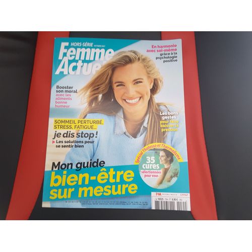 Femme Actuelle Hors Série Bien Etre -35 Cures Sélectionnées - Bons Gestes - Moral - Sommeil, Stress