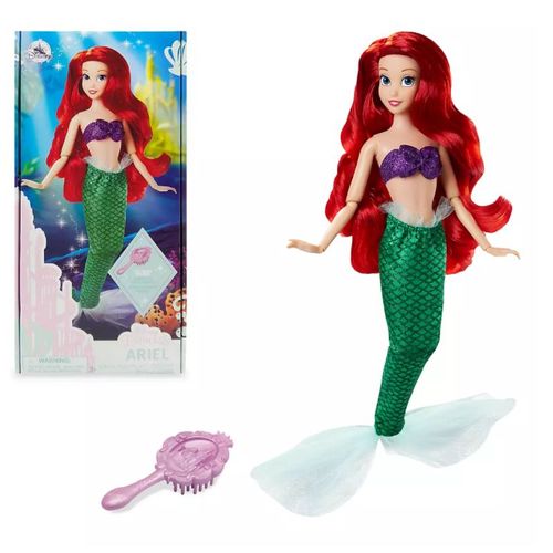 Officiel Disney La Petite Sirène - Ariel Classic Doll Avec Pinceau