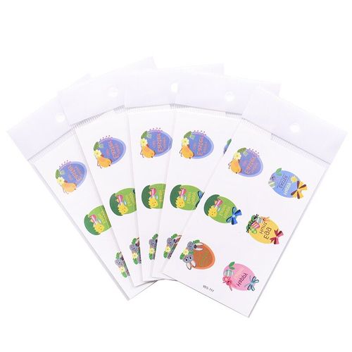 Autocollants De Tatouage Temporaire Lapin Mignon Et ¿Uf De Pâques, 10 Pièces, Jouets Pour Enfants, Décor De Fête De Pâques, Fournitures De Festival Et D'événements