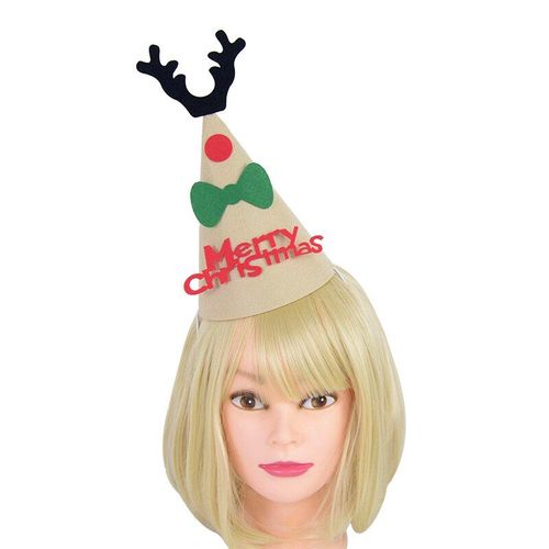 Chapeau De Noël En Feutre, 1 Pièce, Mignon, Père Noël, Cerf, Bonhomme De Neige, Casquettes, Cadeau Pour Enfants Et Adultes, Décorations De Fête Du Nouvel An