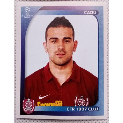 Uefa Champions League 2008 / 2009 - Cfr 1907 Cluj N°215 Cadu - Foot, Autocollant, Sticker, Image, Vignette Panini