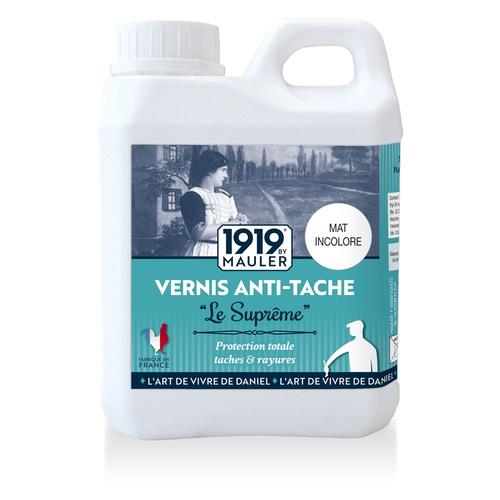 Vernis bois & surface peinte - incolore Mat anti-tache ""Le Suprême"" 2,5L : protection extrême qualité professionnelle