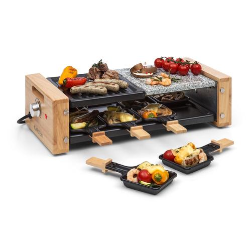 Klarstein Chateaubriand Nuovo - Appareil À Raclette - Pour 8 Grill - 1200w - Pierre