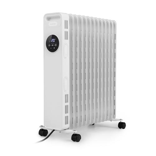 Klarstein Thermaxx Heatstream Radiateur À Bain D'huile 2500w , Pour 35 50m² - Blanc