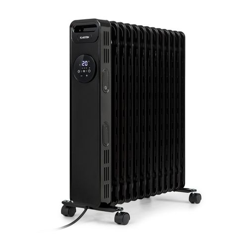 Klarstein Thermaxx Heatstream Radiateur À Bain D'huile 2500w , Pour 35 50m² - Noir