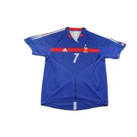 Maillot Équipe De France Rétro Domicile N°7 Pires 2004-2005