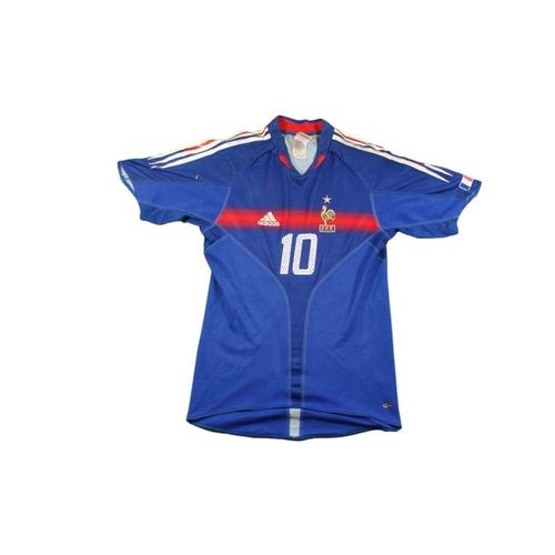Maillot France Rétro Domicile N°10 Zidane 2004-2005