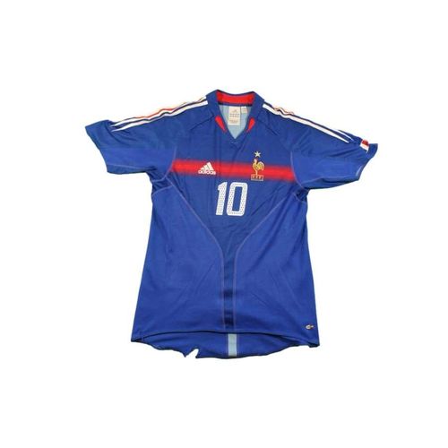 Maillot France Vintage Domicile N°10 Zidane 2004-2005