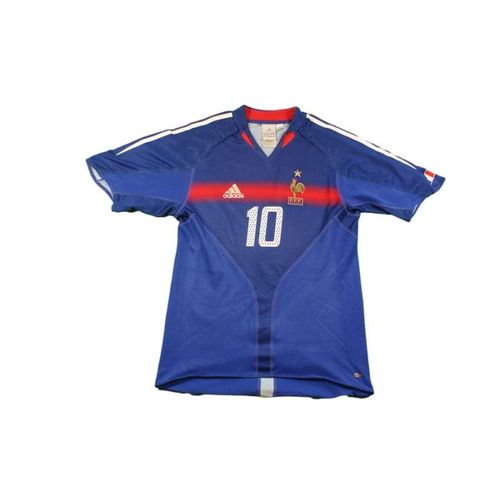 Maillot France Rétro Domicile N°10 Zidane 2004-2005